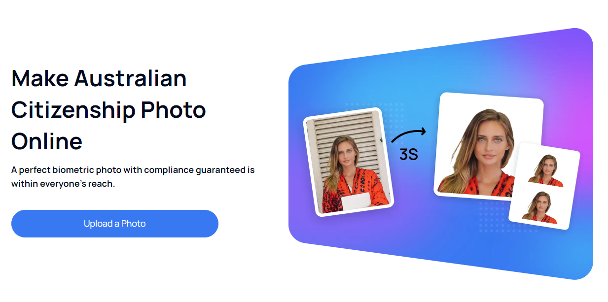 Make Compliant Australian Citizenship Certificate Photo at Home