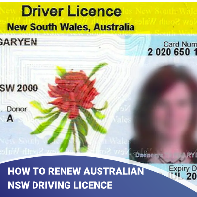 How to Renew Australian NSW Driving License in 2023