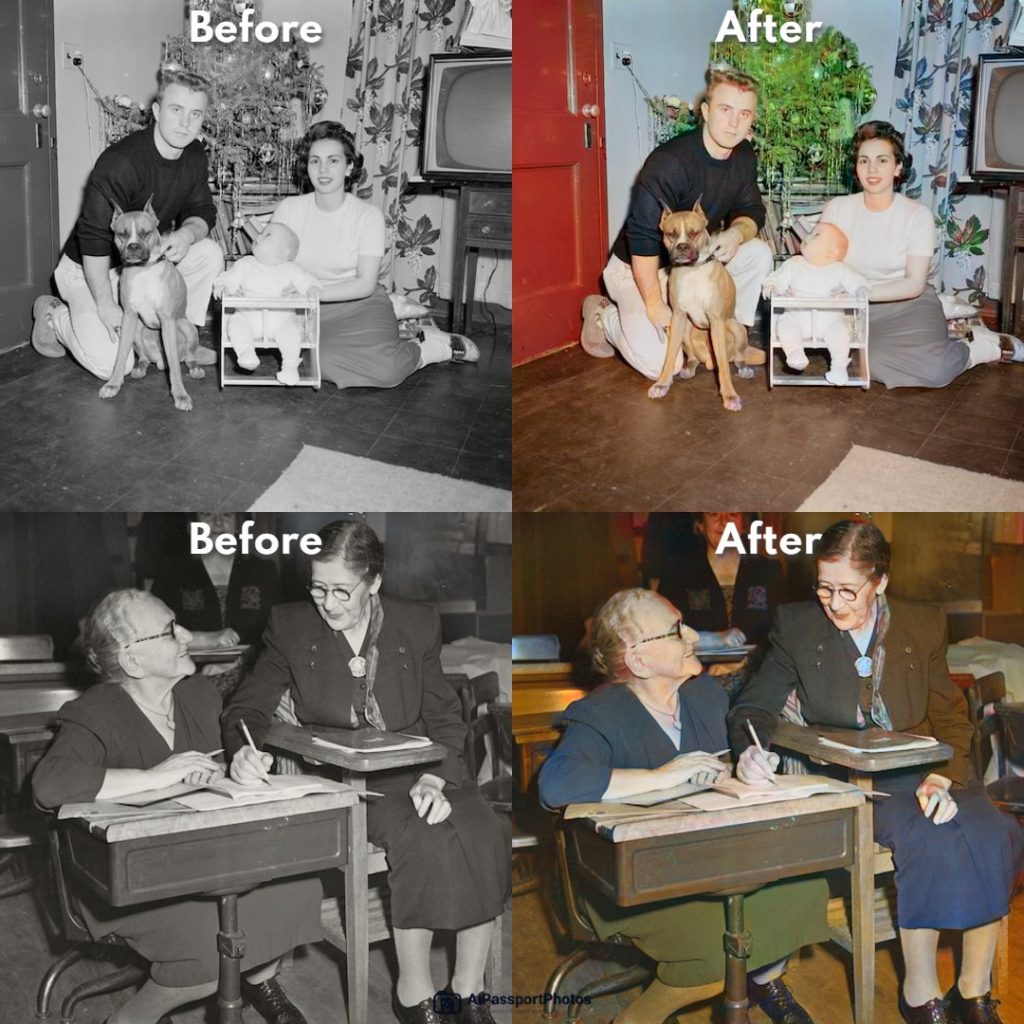 colorizing black and white photos