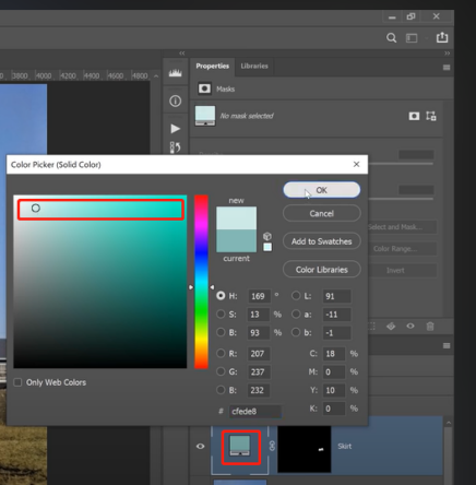 Add new colors to the image manually - Step 4