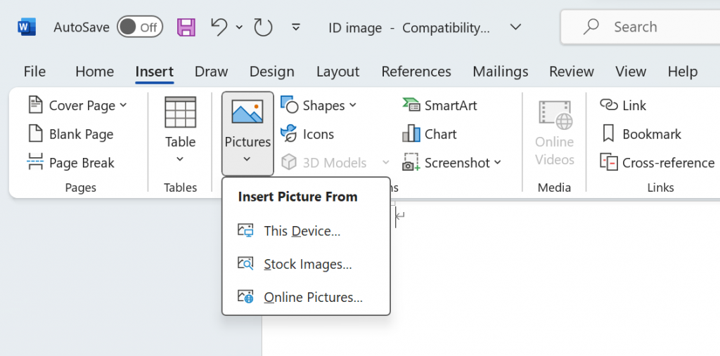 how-to-make-a-2x2-picture-in-word