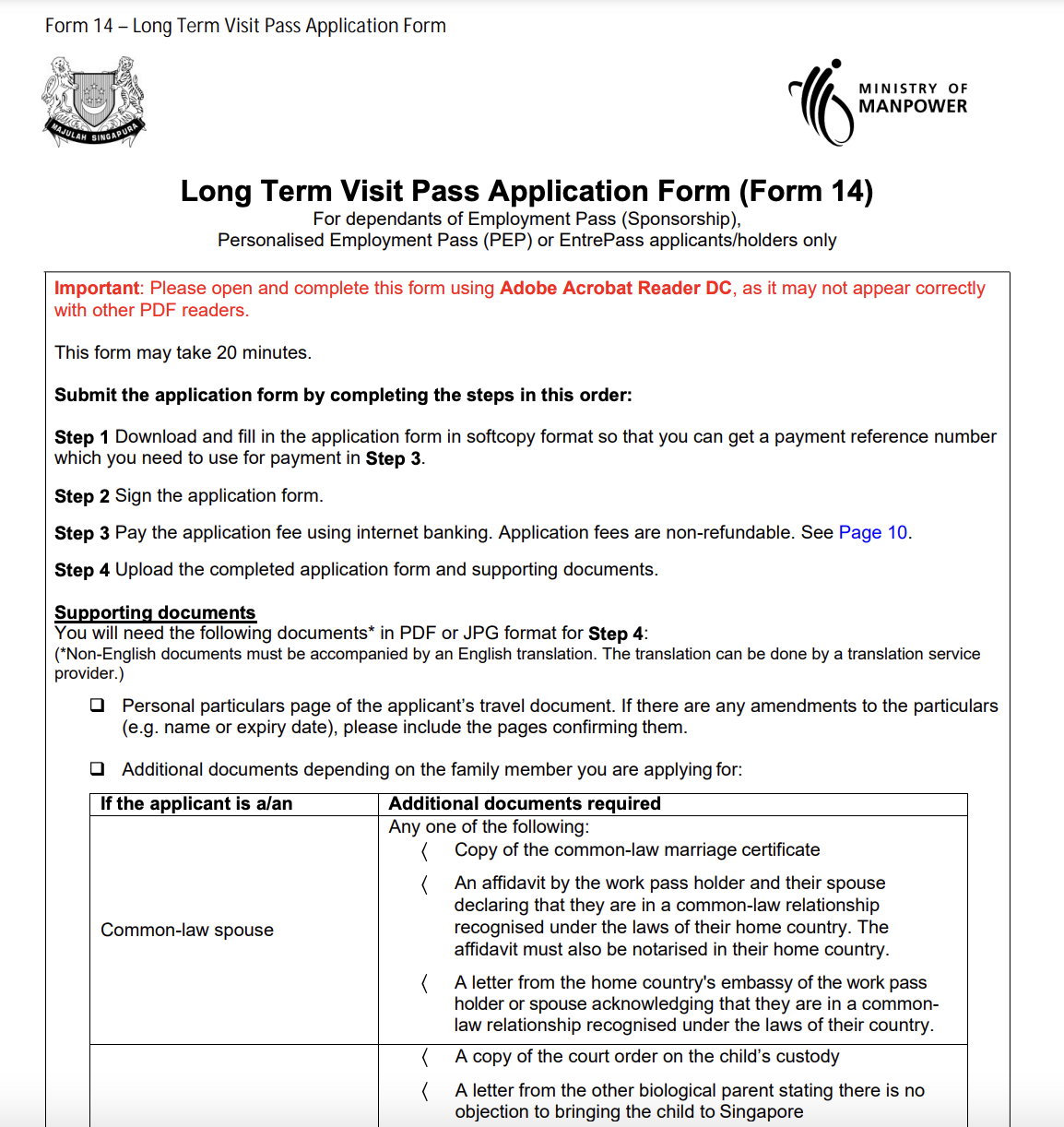 long term visit pass vs visit pass