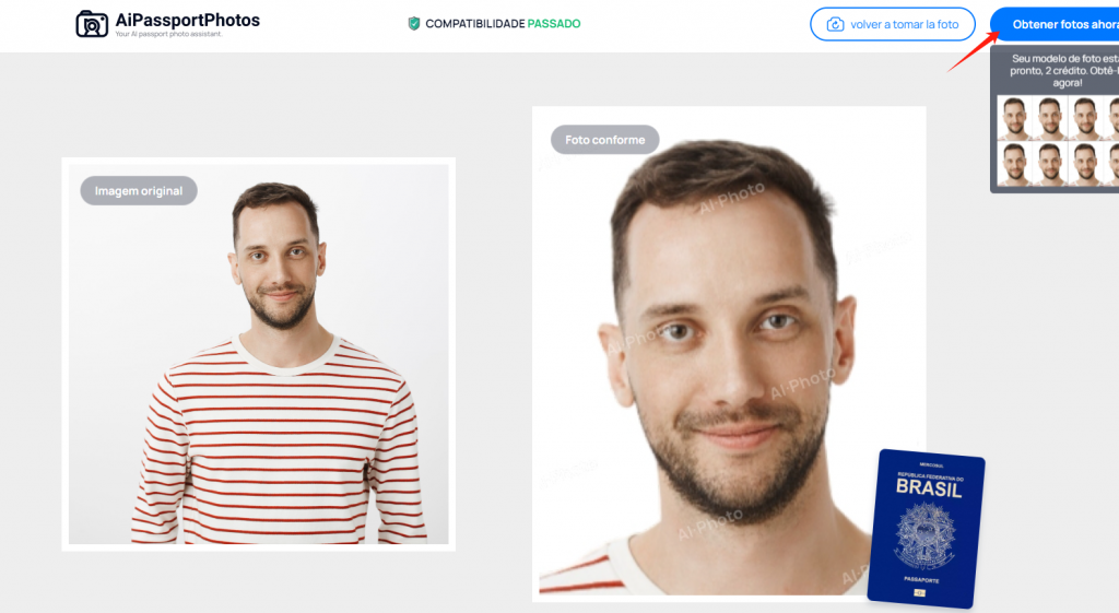 downloading a brazil passport photo online