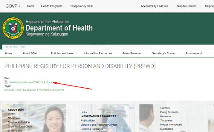 PWD-RF website