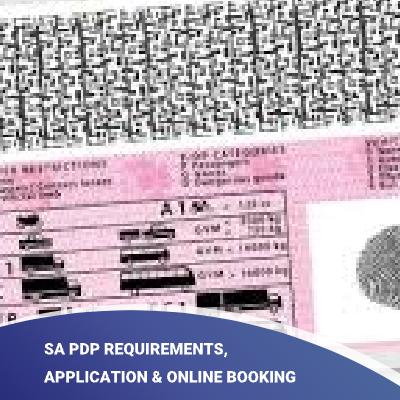 SA PDP Requirements, Application & Online Booking