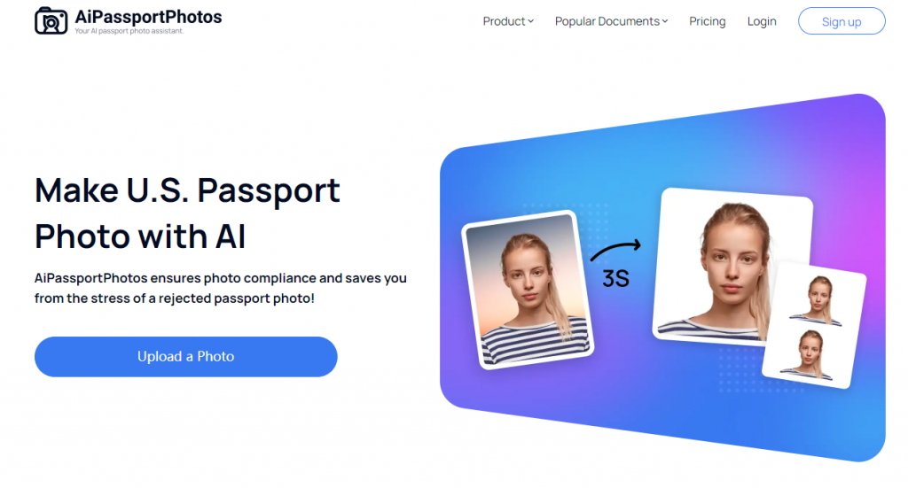 AiPassportPhotos passport photo maker