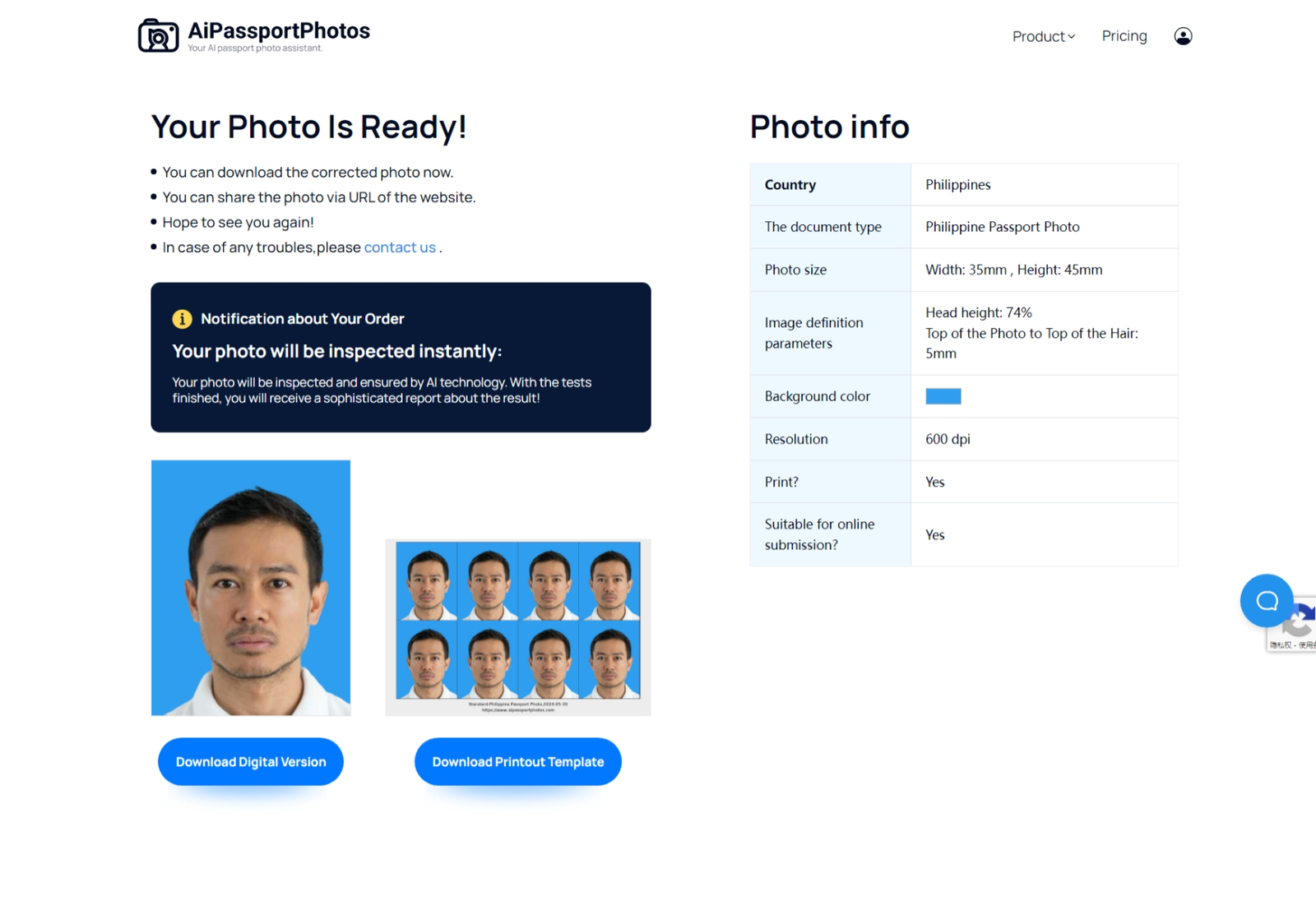 download online passport photo