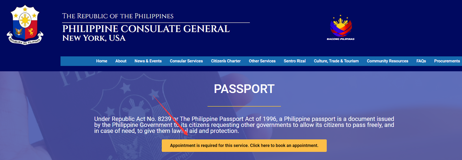  Philippines Consulate General website