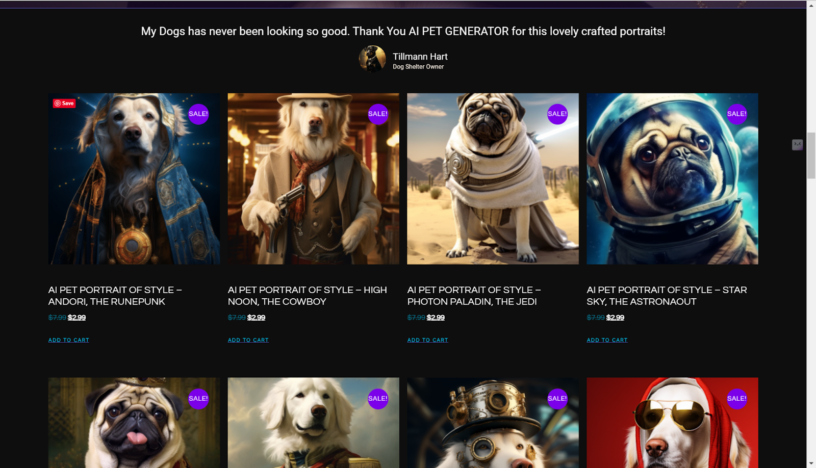 AI Pet Generator pricing