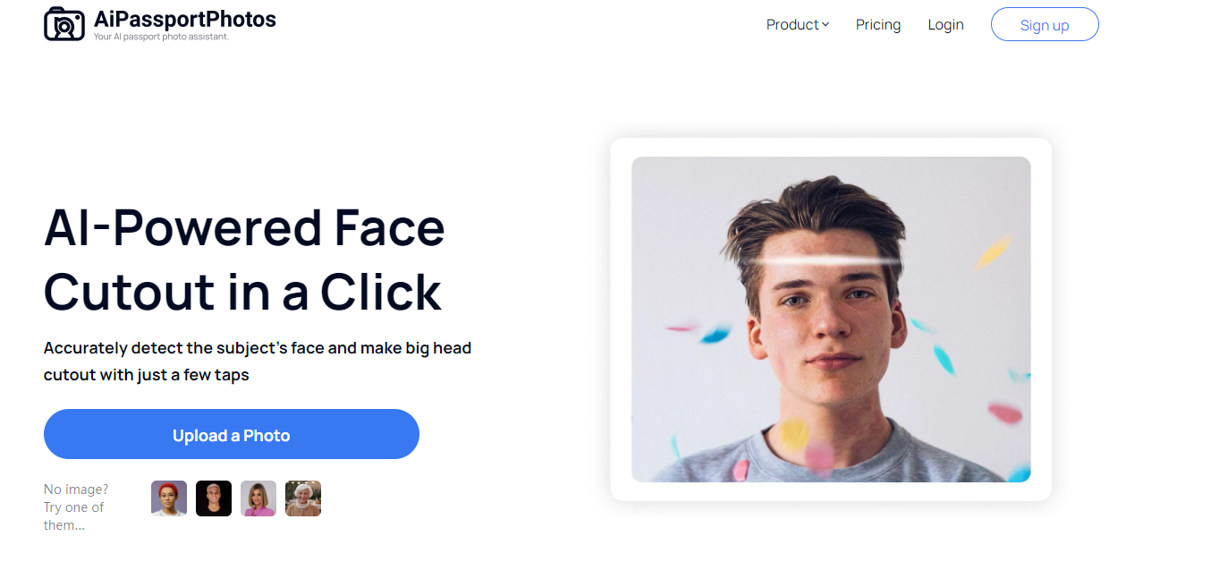 AiPassportPhotos Face Cutout