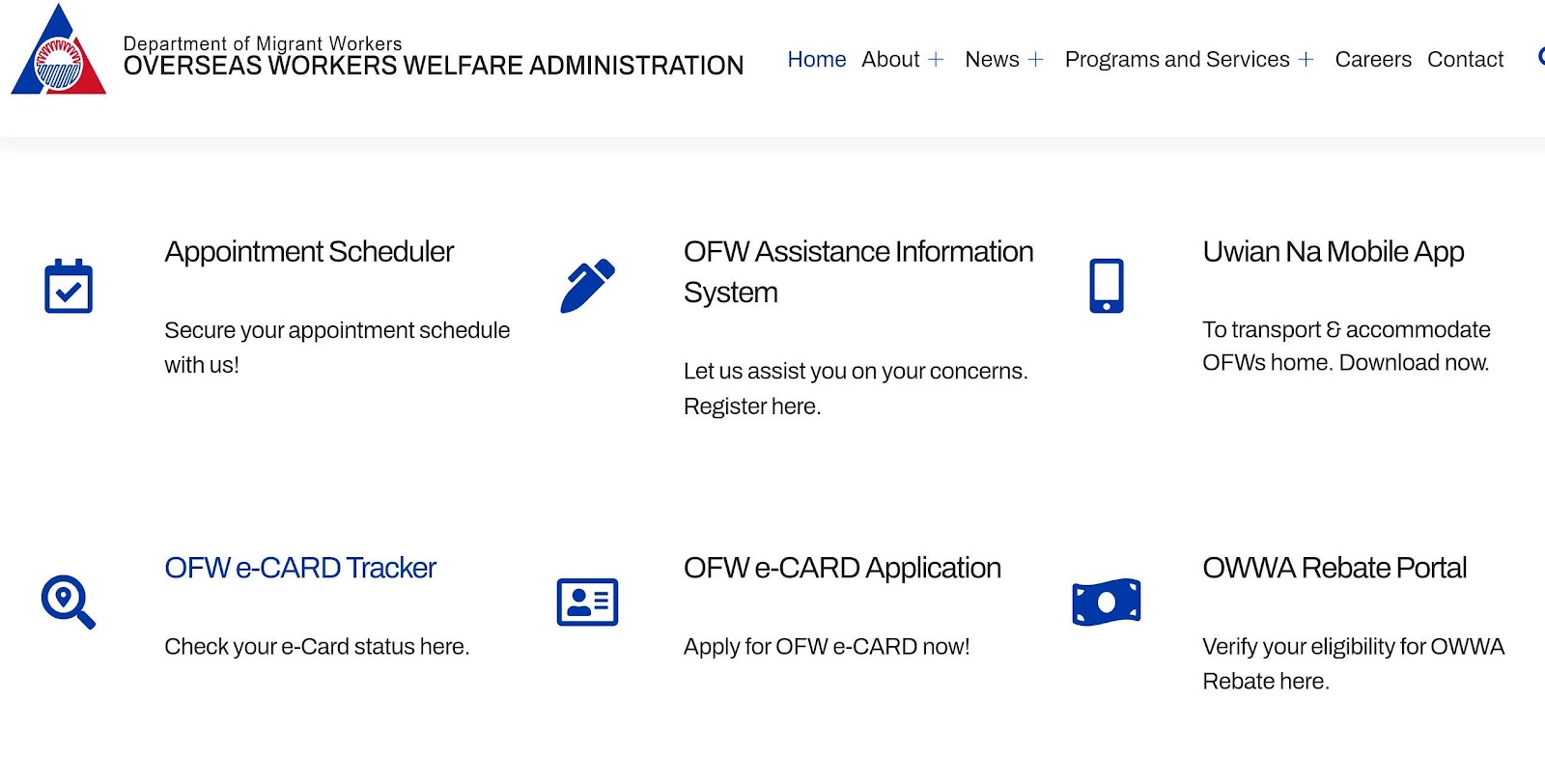 owwa tracking system