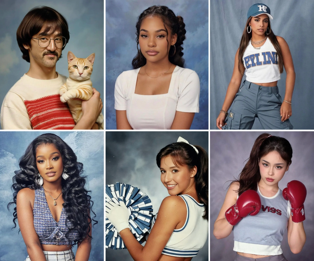 AI Yearbook Photo Trend