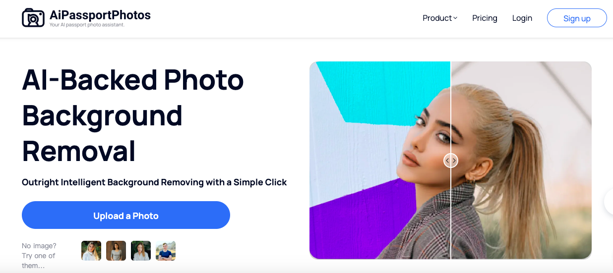 AiPassportPhotos Background Removal