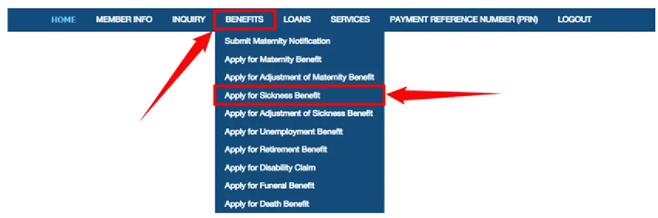 Apply for Sickness Benefit