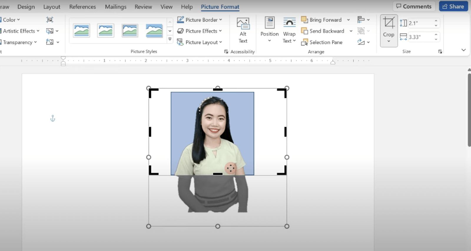 get digital passport photos on Microsoft Word