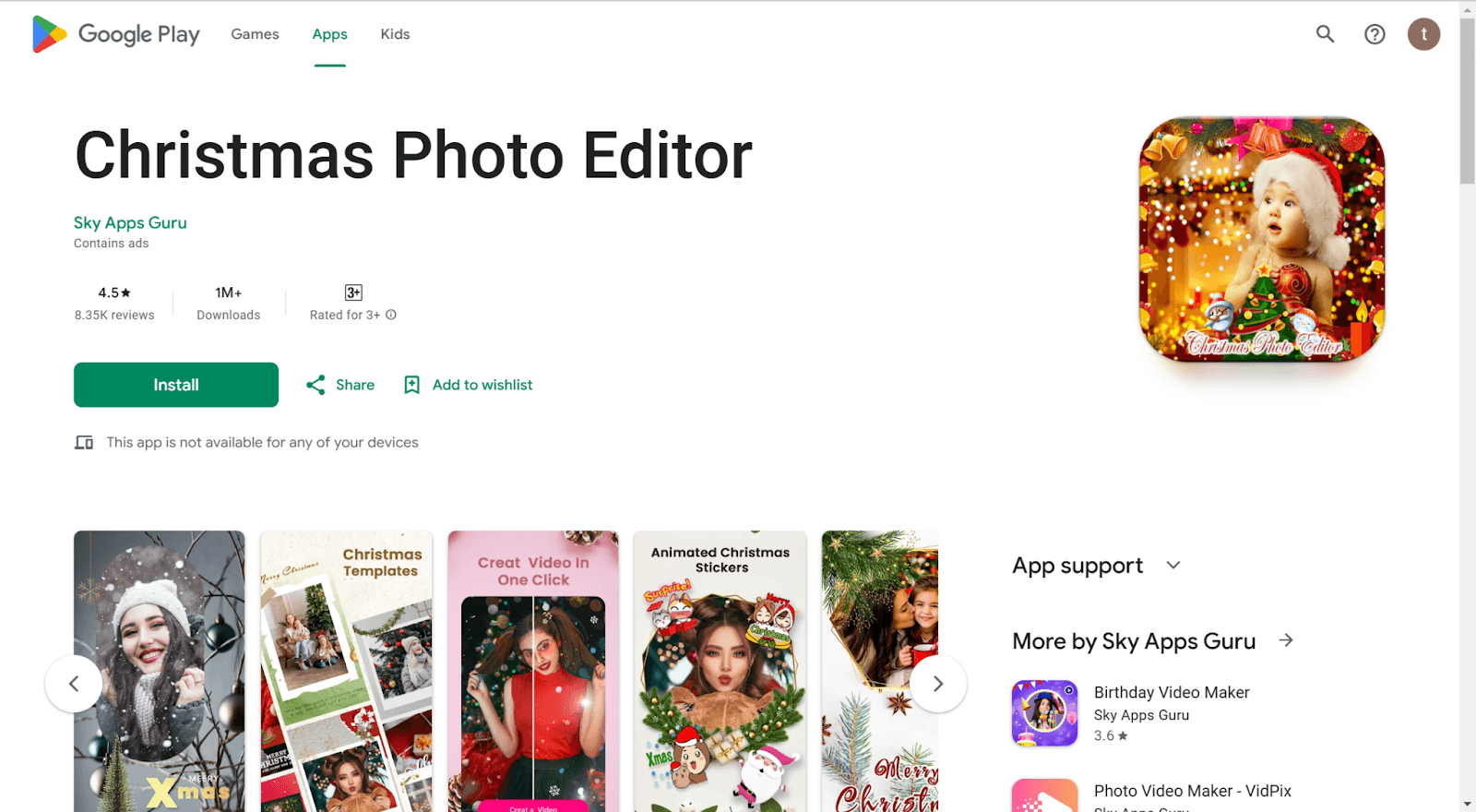 chirstmas photo editor