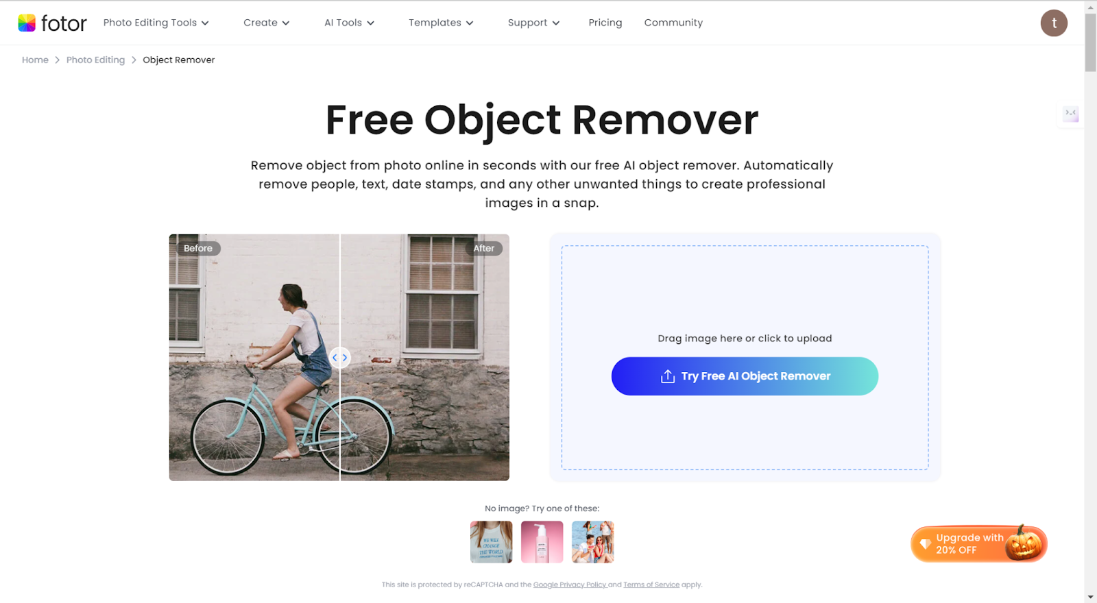 fotor object remover