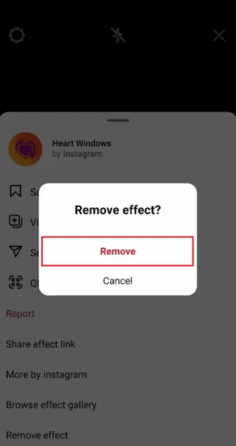 remove filter from ins