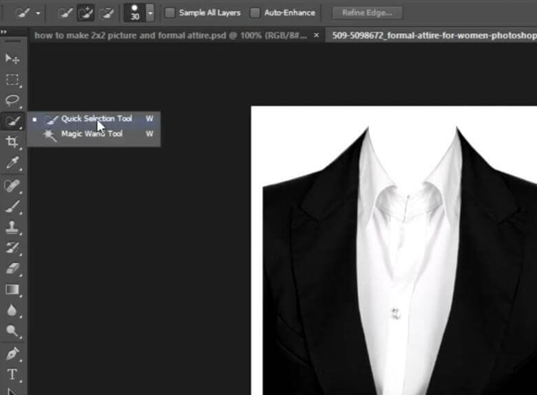 How to Edit Picture with Formal Attire