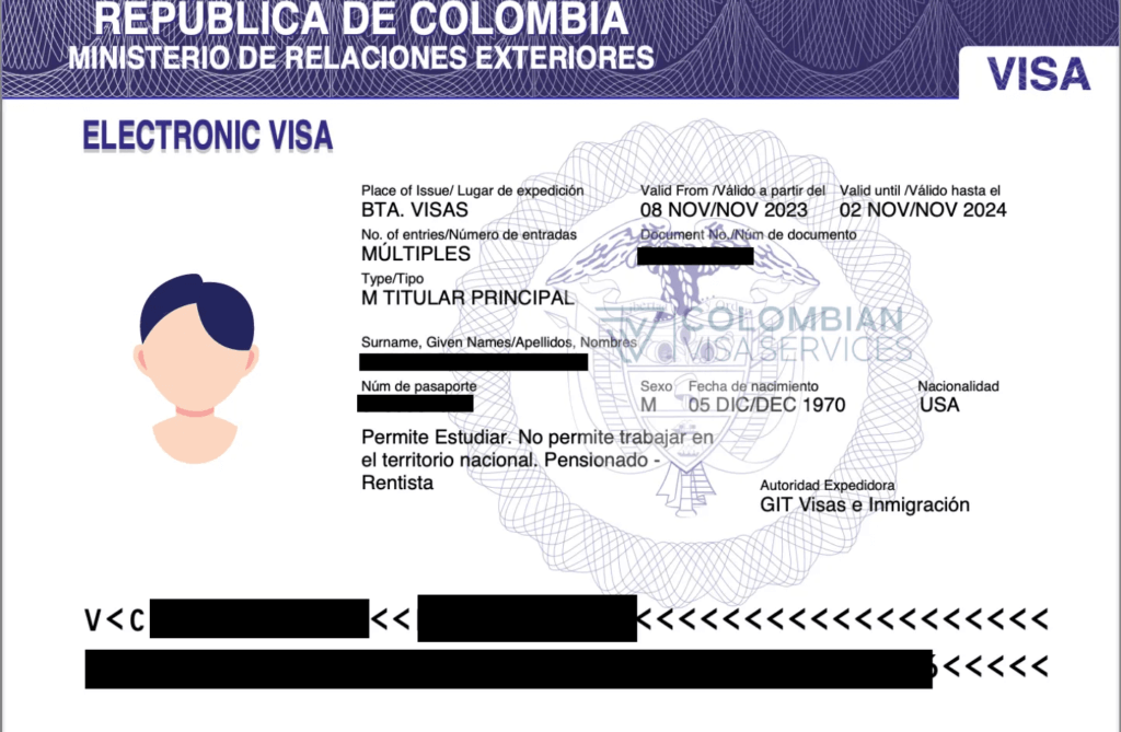 Colombian Visa