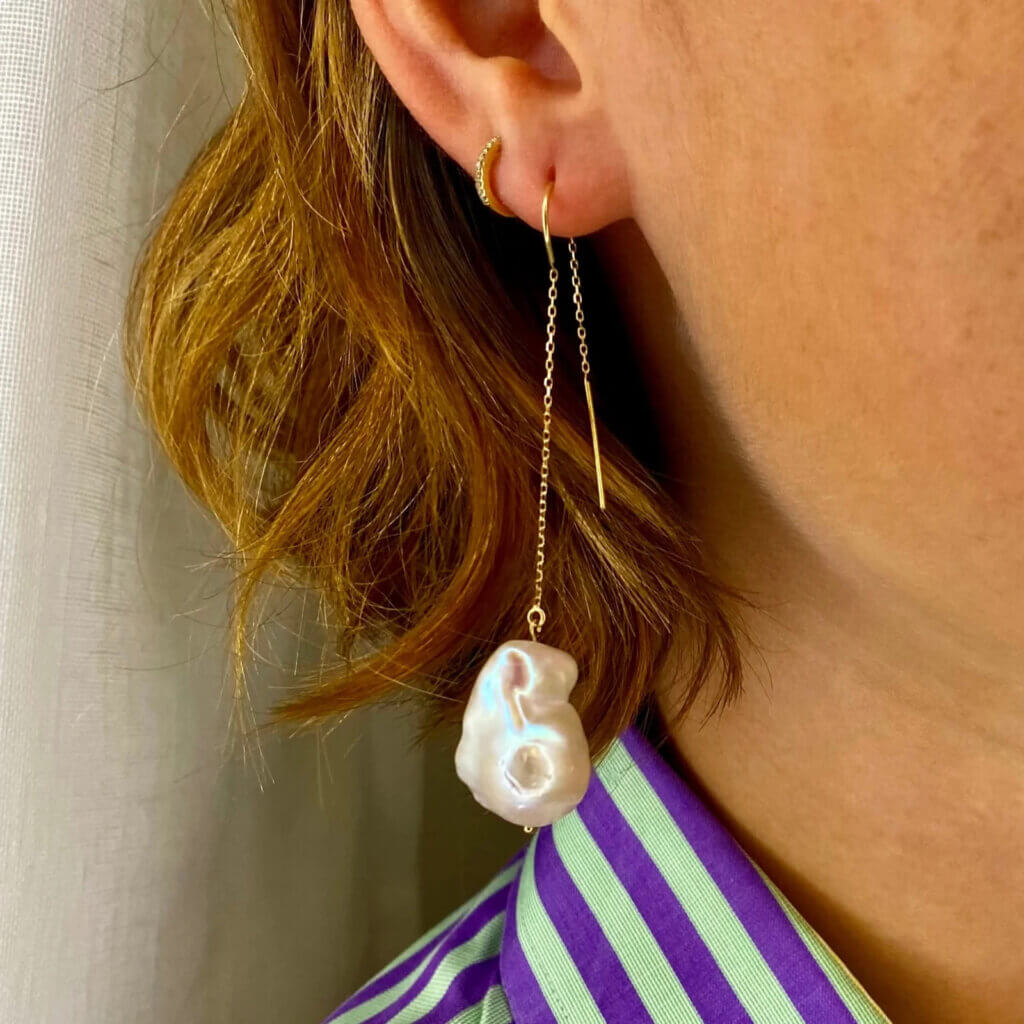 Threader earrings