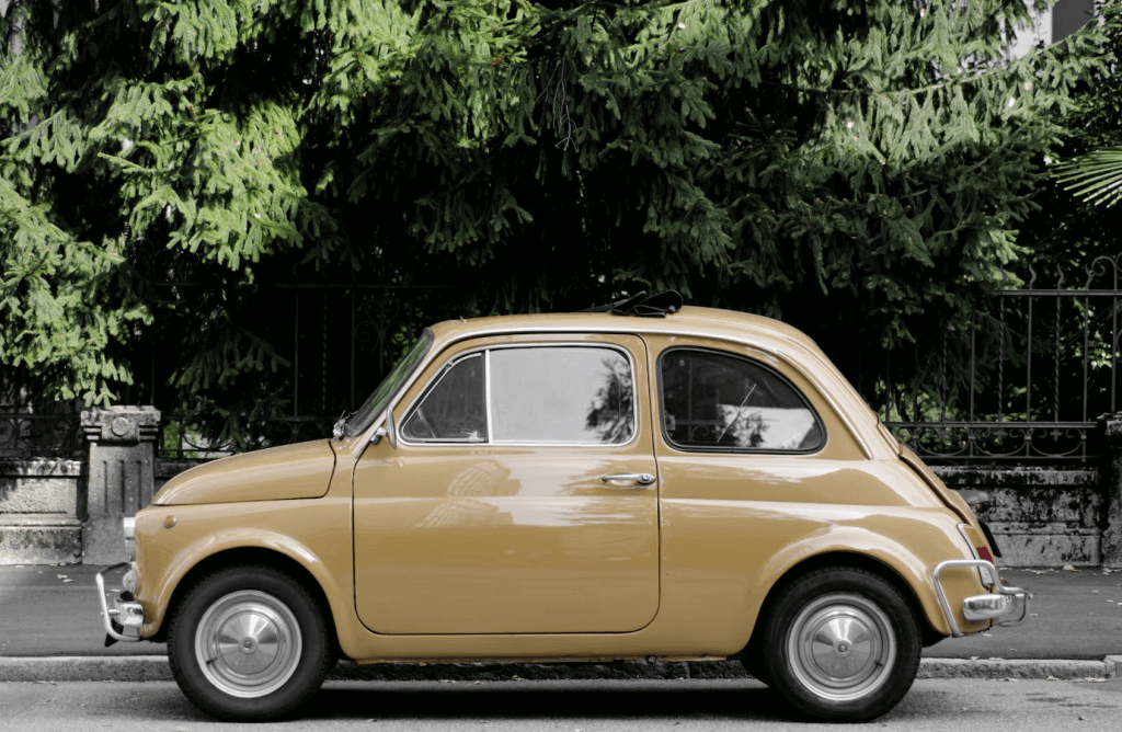 a brown car