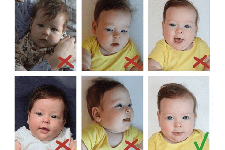 baby biometric passoprt photos