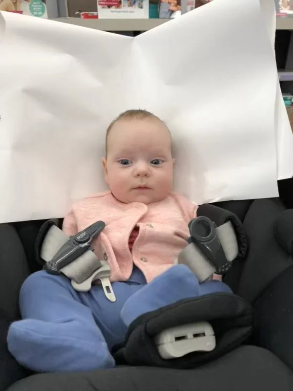 baby passport photo position