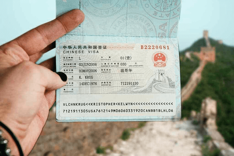 china visa