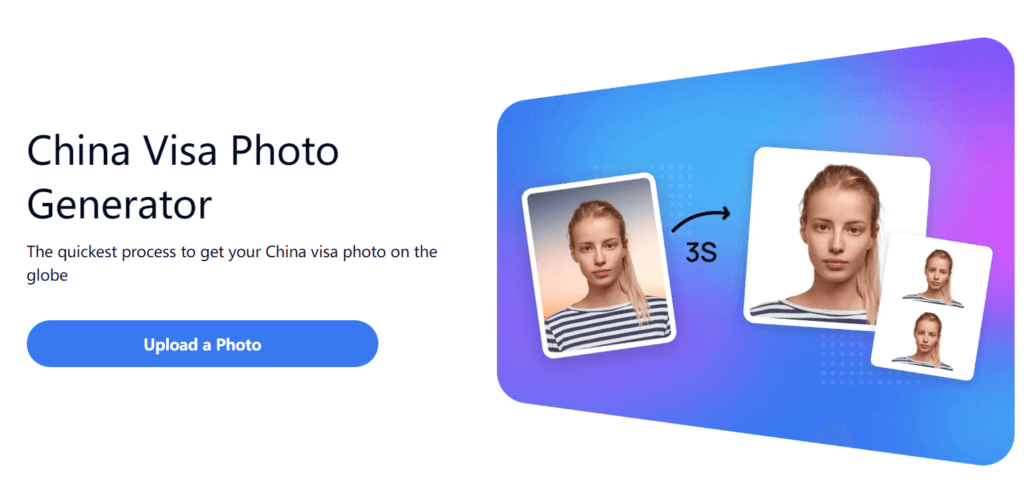 china visa photo generator