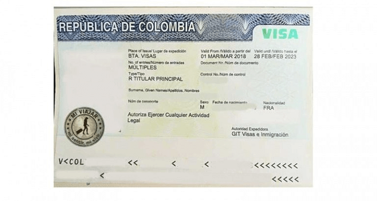 colombia migrant visa