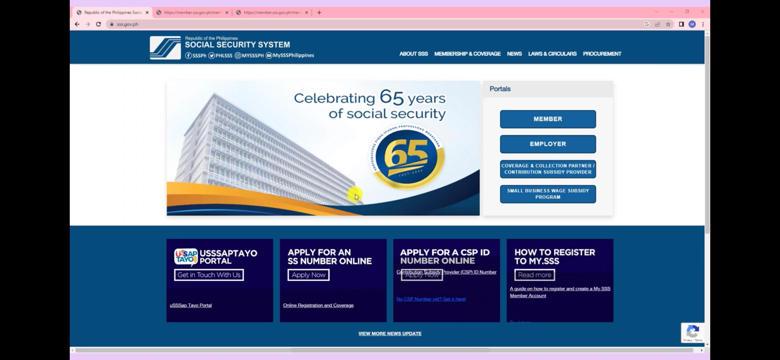 check SSS Calamity Loan status online