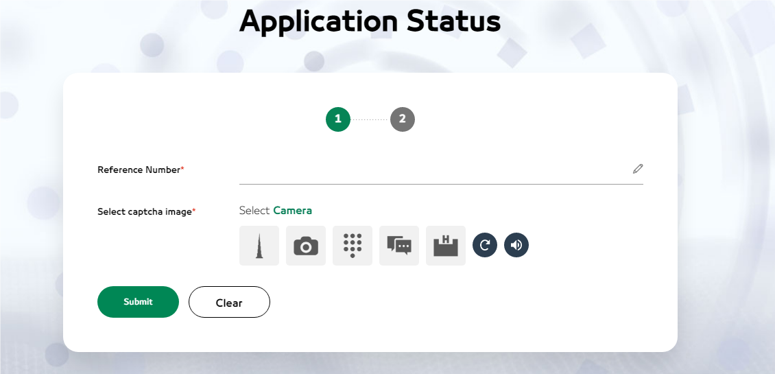 application status