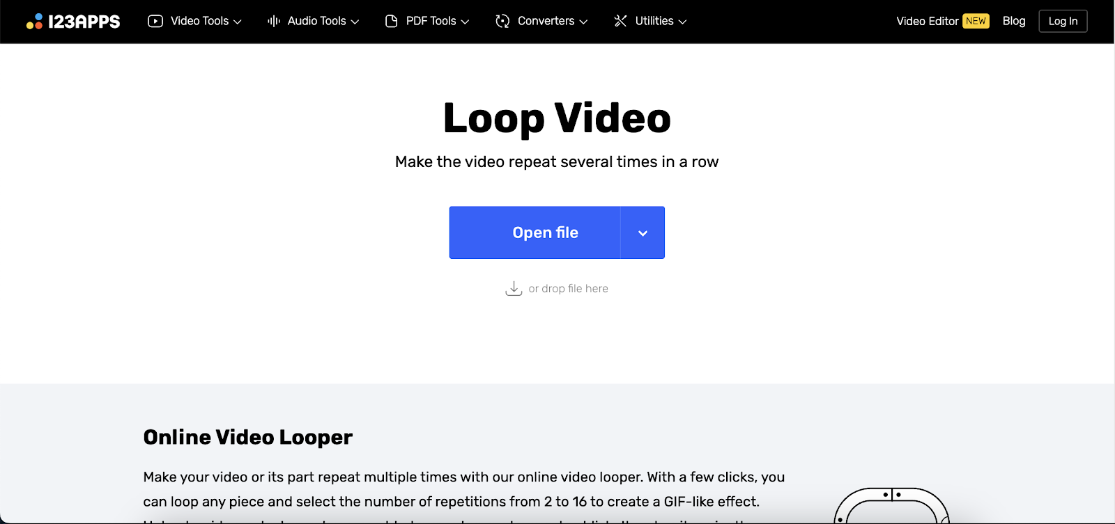 loop a vide on iPhone