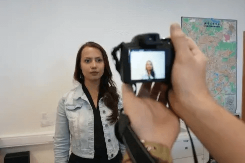 take passport photos at home