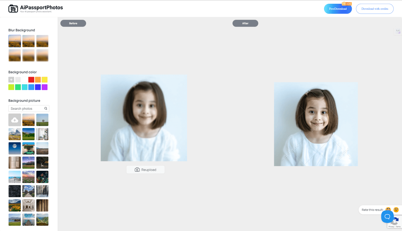 aipassportphotos photo enhancer