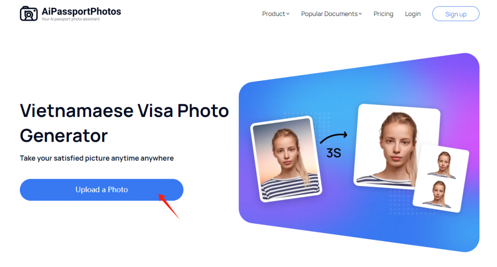 make vietnamese visa photos online