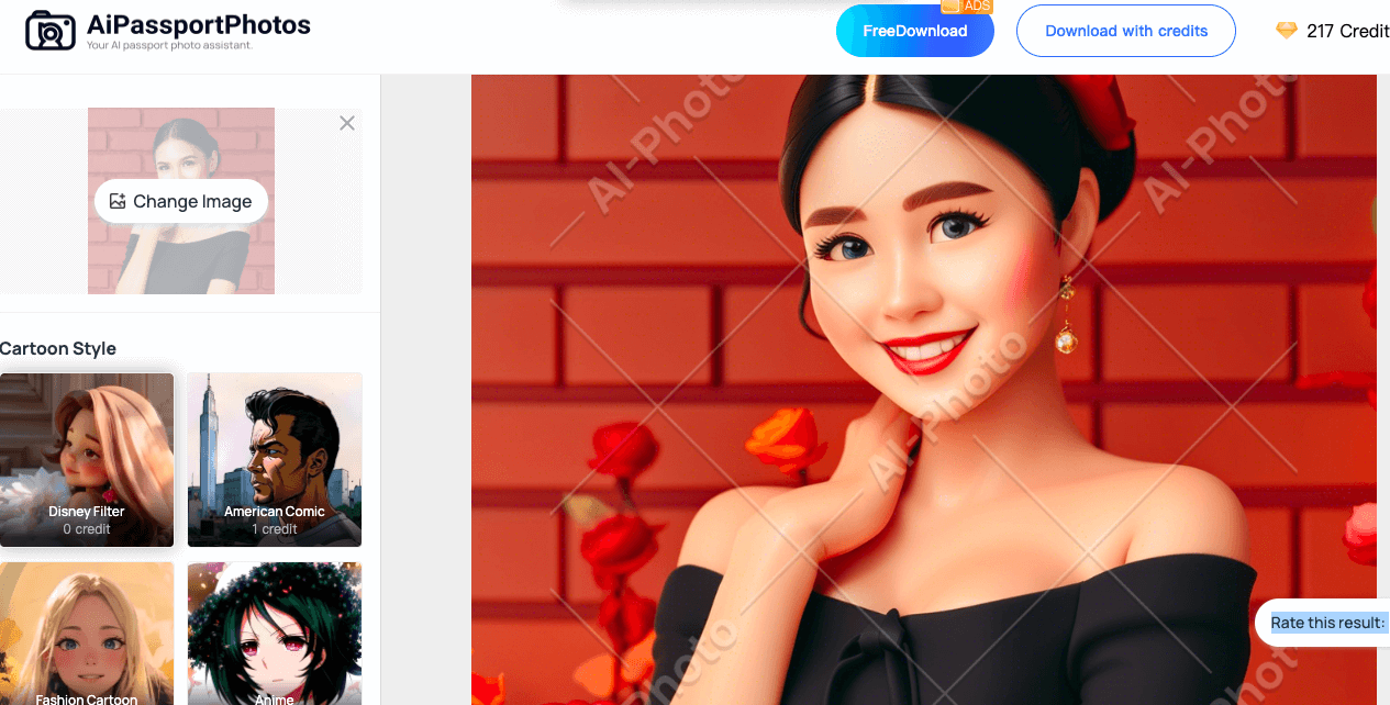 turn photo into disney character online for free