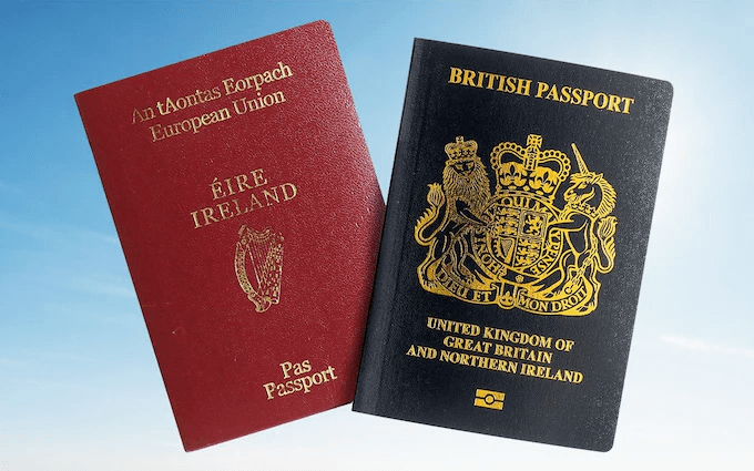 ireland and uk passport