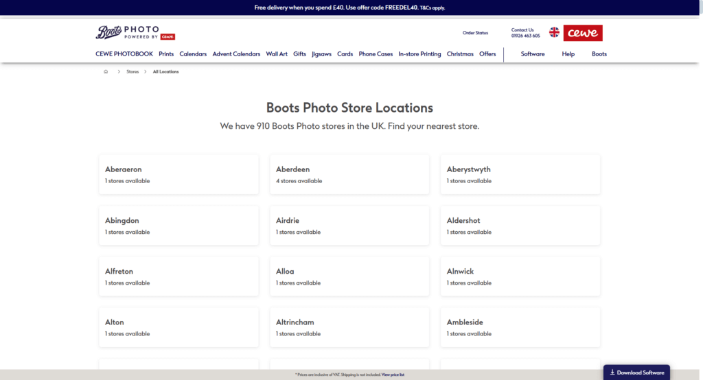 booths photo store locations