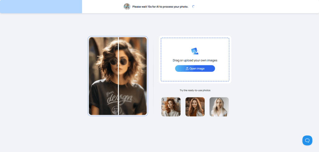 upscale photos using ai photo enhancer