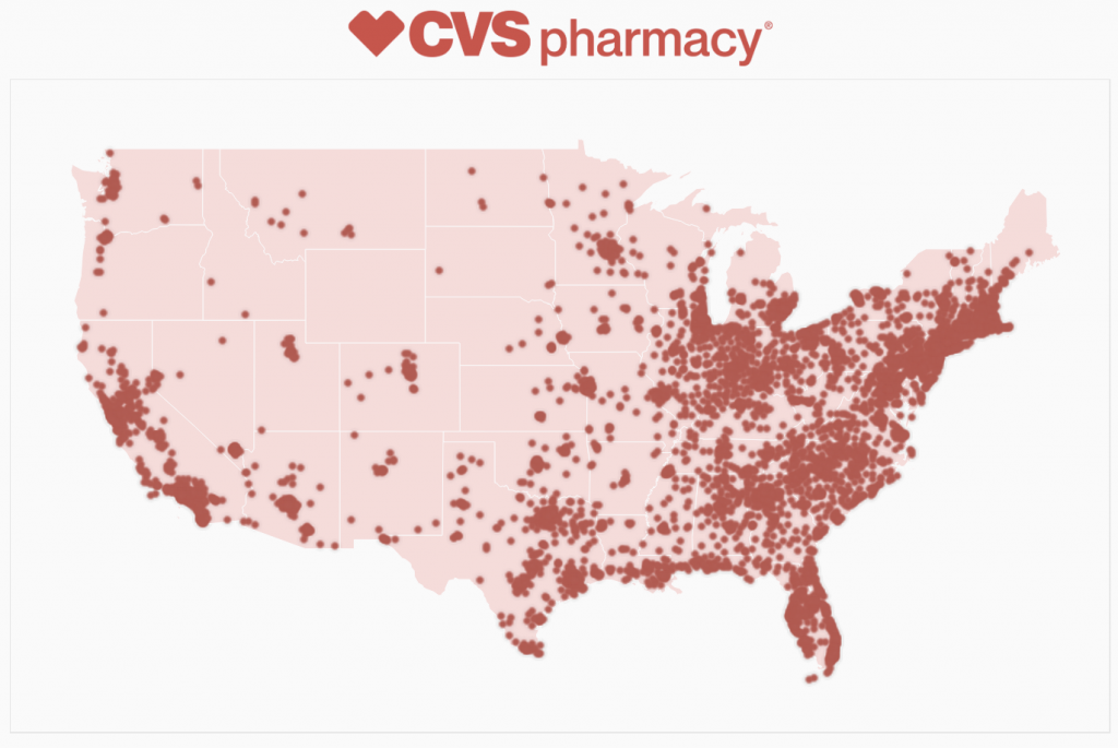 cvs pharamacy location map