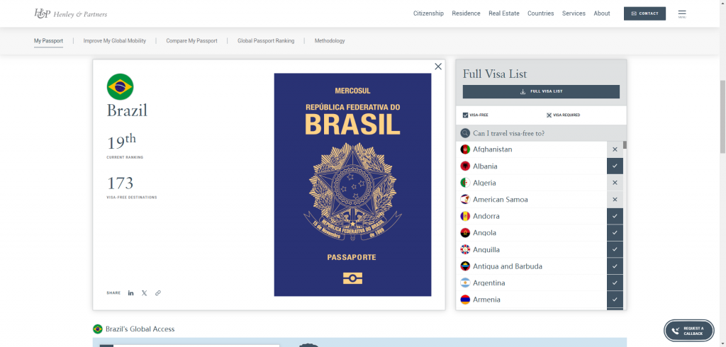 Henley Passport Index