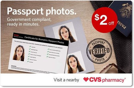 cvs passport photo coupon