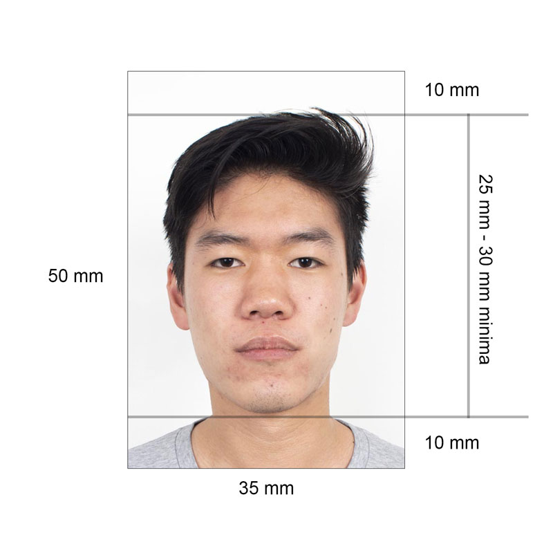 Malaysia passport size photo