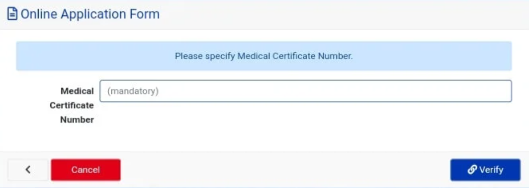 Add Medical Certificate