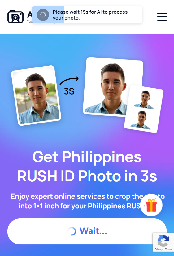 upload a photo online to make 1x1 id photo