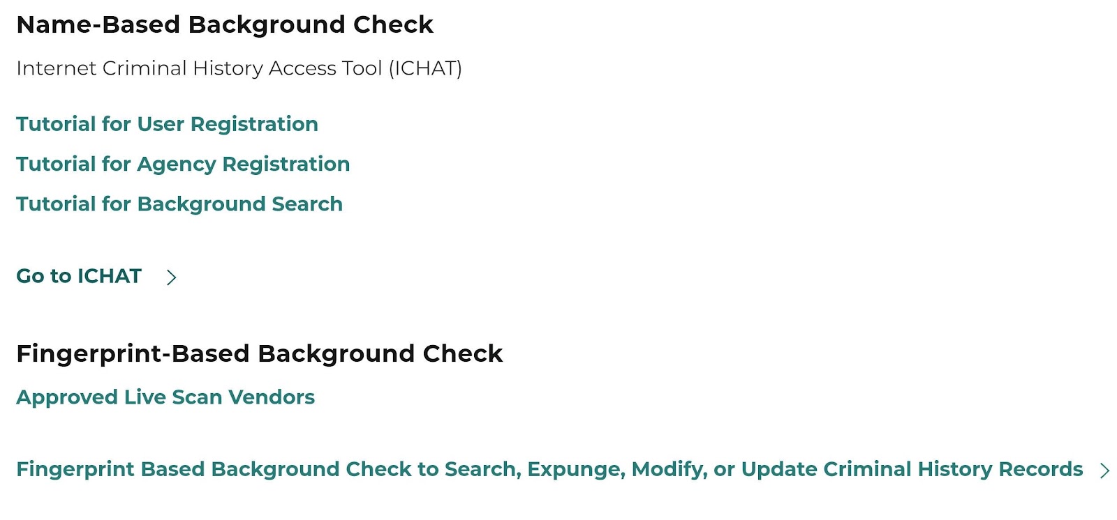 name-based background check