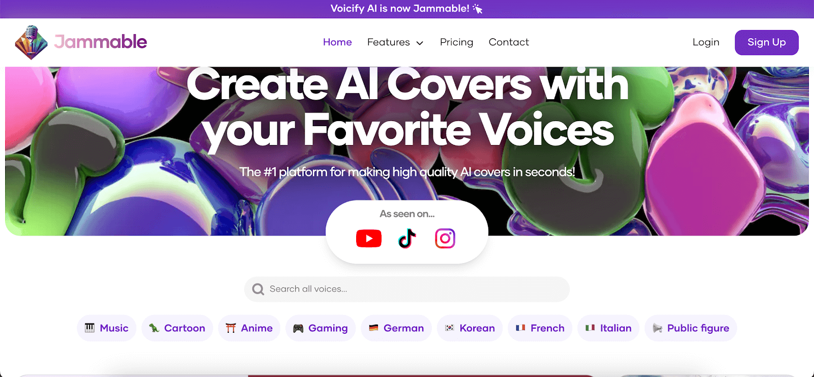 generate ai songs using Jammable