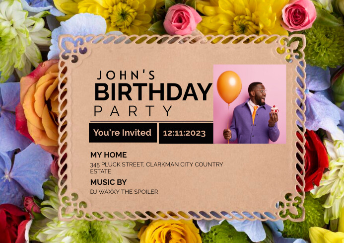 Birthday Card Invite